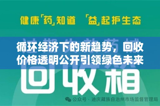 福州循环经济下的新趋势，回收价格透明公开引领绿色未来