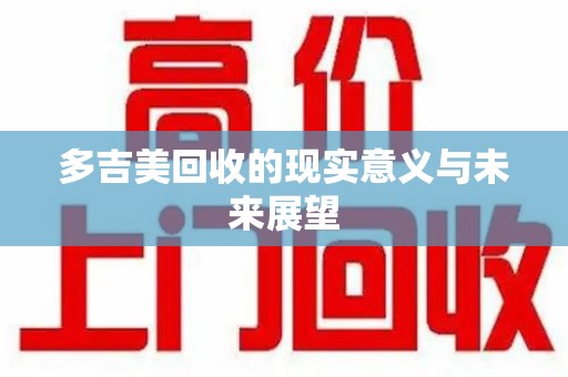 福州多吉美回收的现实意义与未来展望